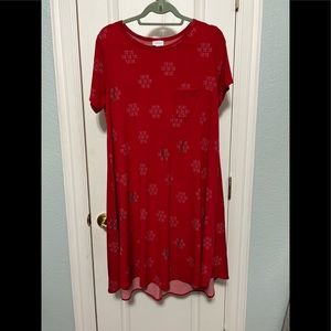 LuLaRoe Red Dress